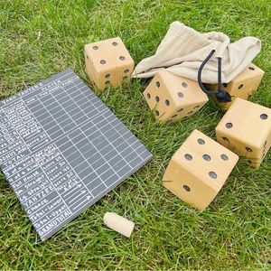 yard Yahtzee with carrying case